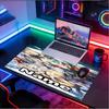 Custom Name Personalized Genshin Impact Pattern Mousepad, Laptop PC Desk Mat, Decorative Desk Mat for Home Keyboard Pad Gift