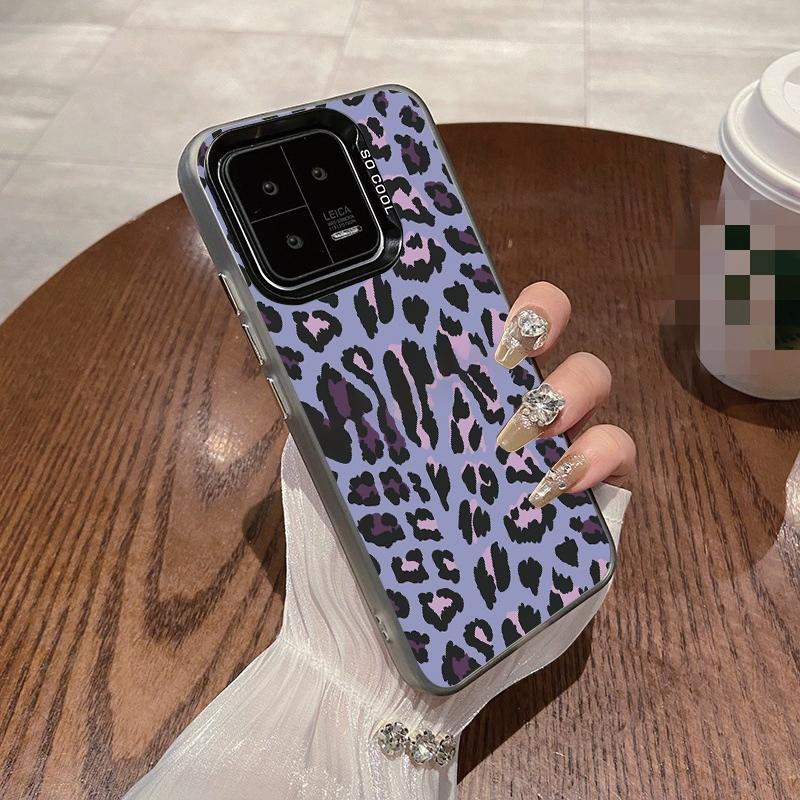 

Розкішний чохол Leopard для iPhone 16 Samsung A55 A35 M35 S24 FE Xiaomi Redmi Note 13 Pro 14C Huawei Honor 200 Протиударний бампер для телефону Захист від подряпин Honor X7b
