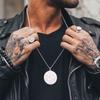  Solomon Seal Necklace Stainless Steel King Prophet Hexagram Star Pendant Necklaces Religious Protection Amulet Jewelry