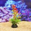 Décor de bac à sable d'aquarium: Plantes aquatiques en plastique et fleurs artificielles - Série 10-4