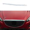 For Mazda CX-5 CX5 2012 2013 2014 2015 2016 Car ABS Chrome Panel Front Engine Machine Racing Grill Grille Hood Stick Trim Lamp