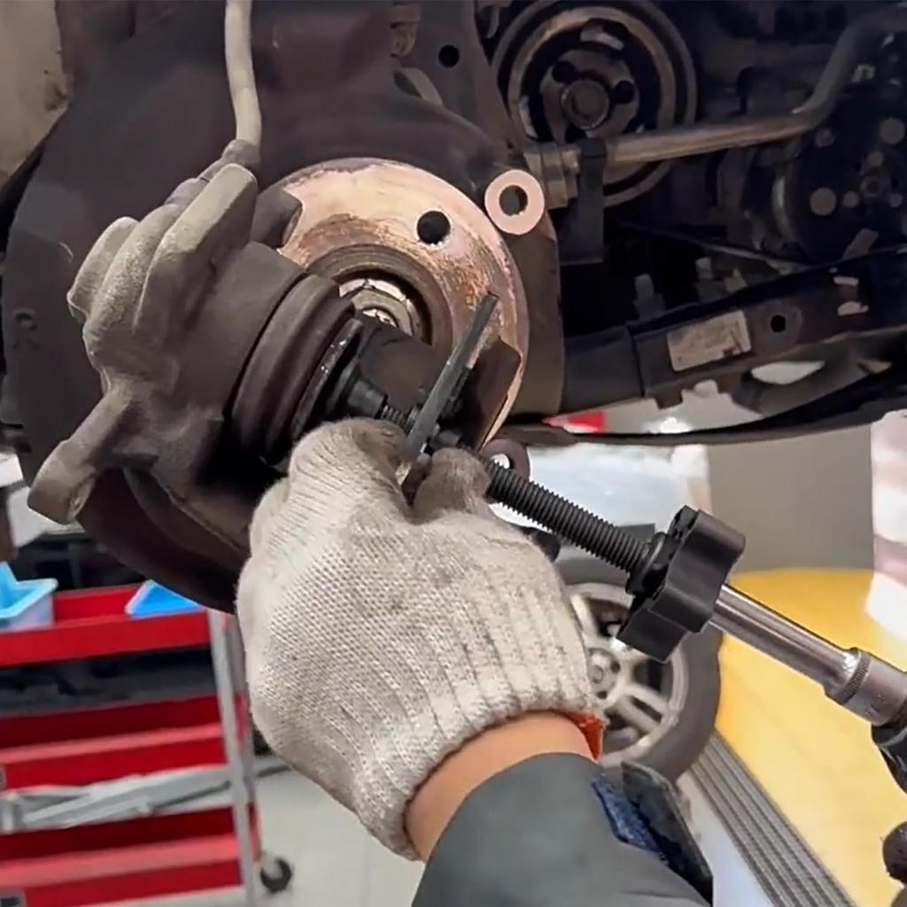 Heavy Duty Brake Pad Spreader, Disc Brake Pad Tool, Universal Brake Caliper Compression Tool, Caliper Piston Compressor Tool with Swivel Joint, Solid