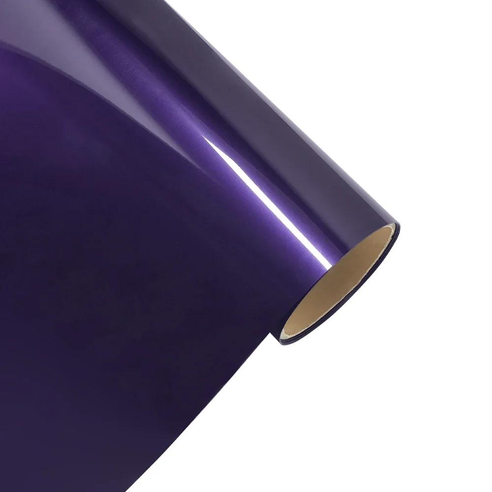 

Ksticker PET Metallic Midnight Purple Car Wrapping Film Scratch-Resistant Durable Sticker Auto Cover Vehicles Motor Color Change 0.1x1.52m