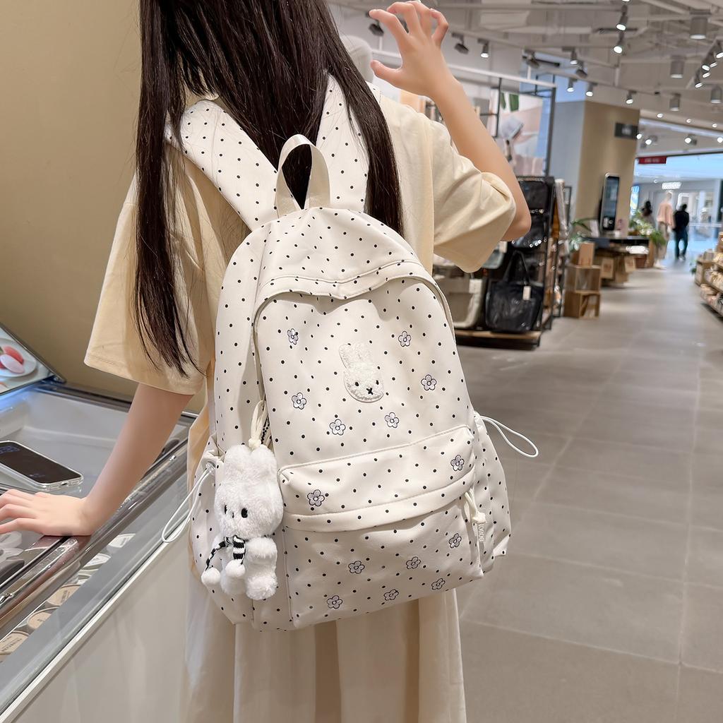 Schoolbag Japanese Ins Small Fresh School Bag for Girls Junior High School Students Large Capacity Backpack College Student Travel Commuter Backpack