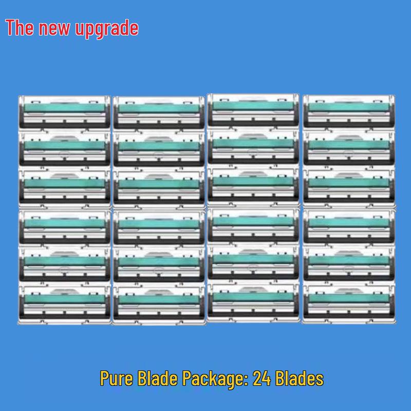 Men's Universal Double-Layer Razor Head: 2-Layer Blade for Beard & Face Shaving