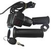12v-84v Electric Bicycle Speed Control Throttle Handle With Digital Display Lock Twist Throttle Accelerator For Scooter