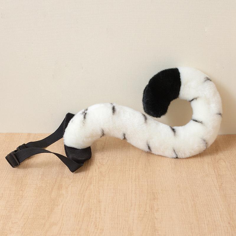 Creative Simulation Animal Tiger Leopard Tail Plush Toy Lion Tail Doll Children's Stage Performance Props