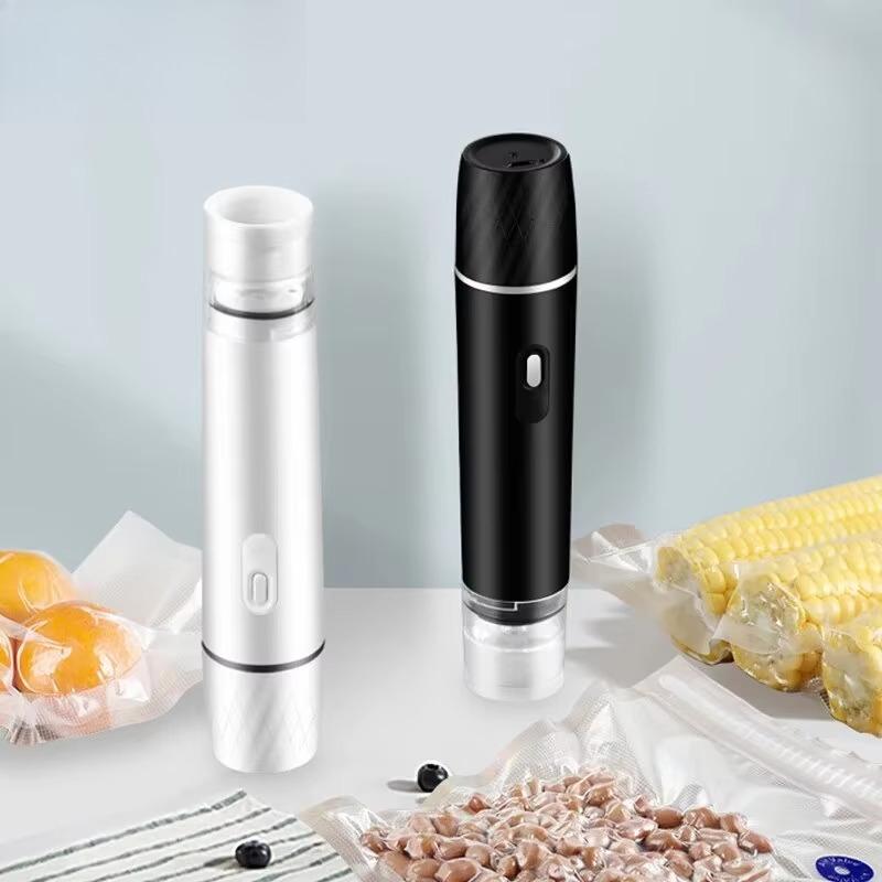 Mini Handheld Vacuum Sealer Machine Kitchen Vacuum Packer Machine Small Sealing Machine Portable USB Electric Food Vacuum Sealer