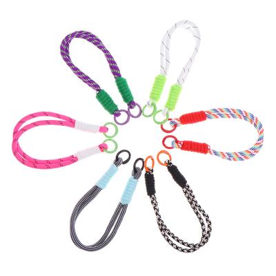 Cordón trenzado para funda de teléfono, llavero, correa de cuerda, cordón anticaída para botella de agua, llavero antipérdida, colgante decorativo para mochila