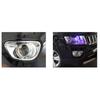 2x Chrome ABS Front Fog Light Bezel Cover Trim For Jeep Grand Cherokee 2011-2013
