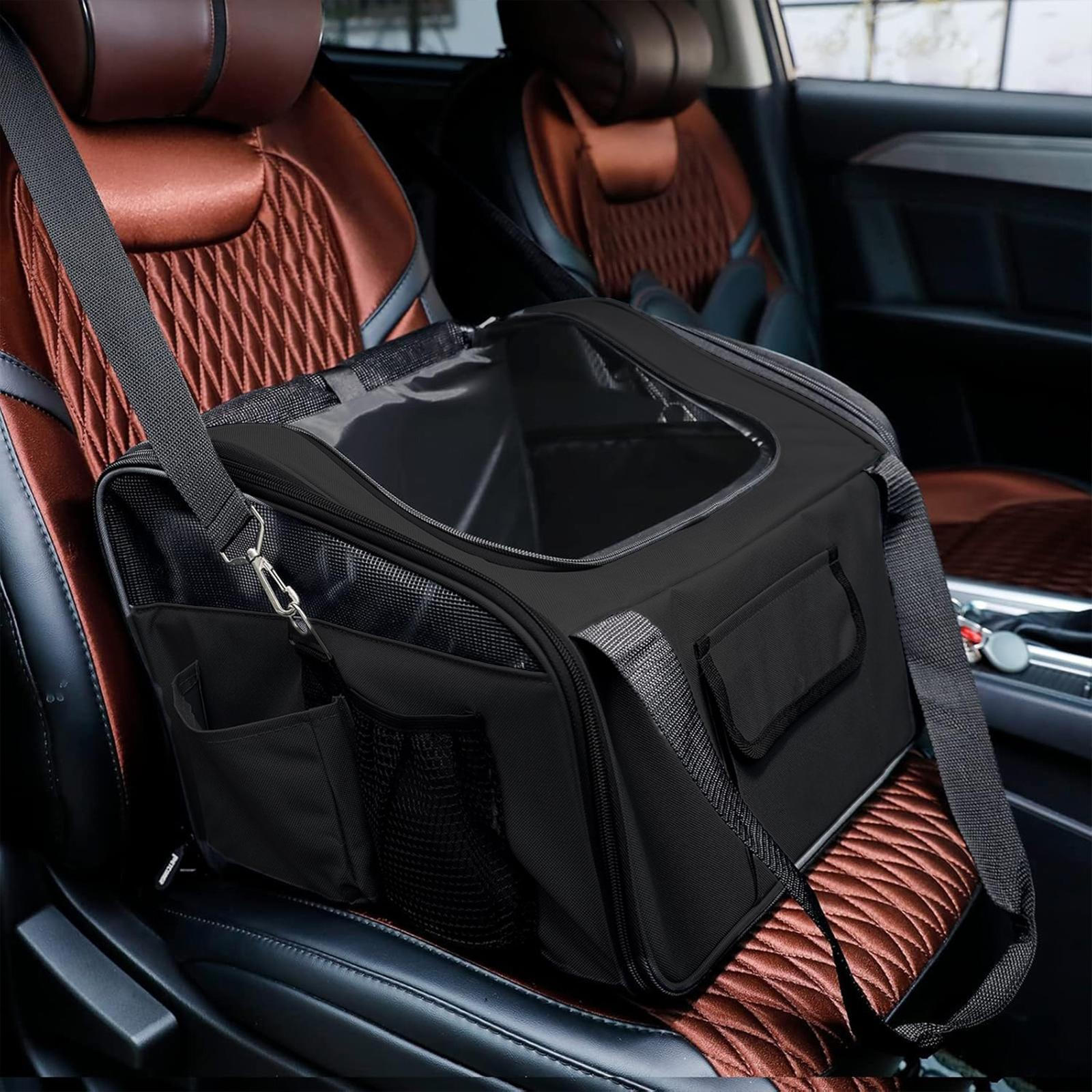 

Аксессуары для автокресел для собак Дышащая сетка Износостойкий с плечевым ремнем Принадлежности Складной Подарки чёрный