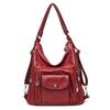 Vintage Women Shoulder Bag Fashion PU Leather Messenger Bag Designer Purse Large Capacity Handbag Travel Bag