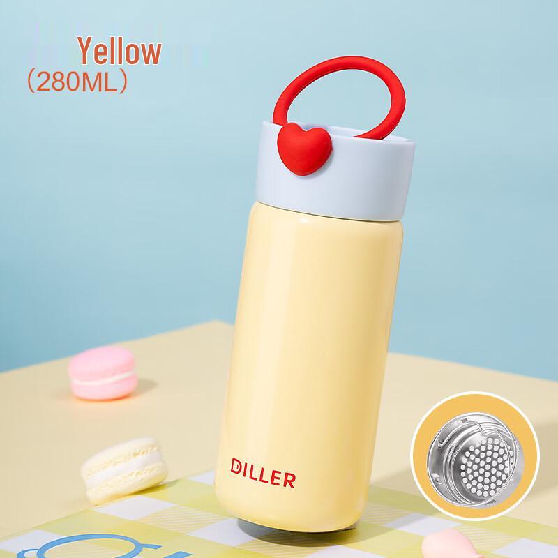 Diller Mini Pocket Tea Infuser 316 Stainless Steel Thermos Cup