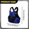 Gilet de Kayak Adulte Gilet de Sauvetage Polyvalent pour Canoë Sports Nautiques Kayak S bleu foncé