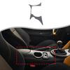 Gloss Black Console Water Cup Holder Cover Trim For Nissan 370Z Z34 2009-