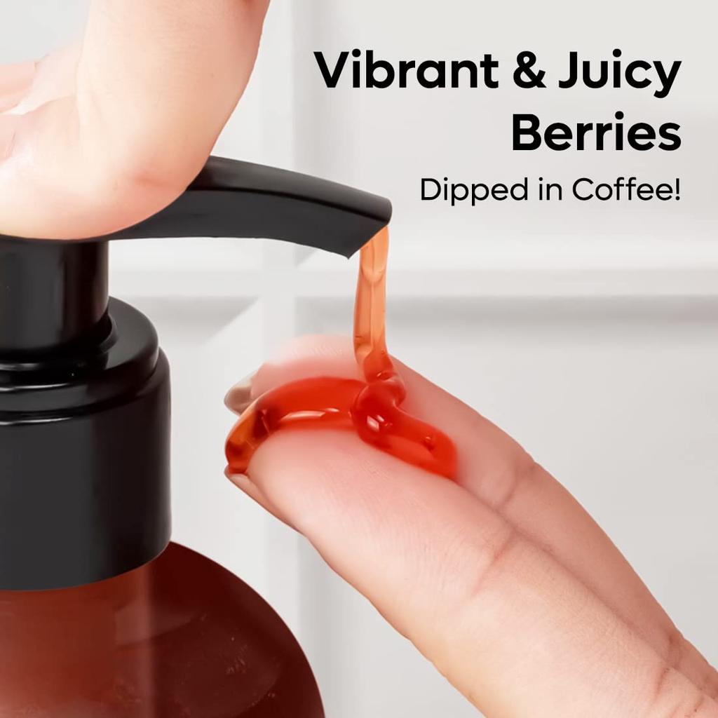 mCaffeine Coffee Body Wash Combo Value Pack with Berries & Cocoa Shower Gels | Refreshing Aroma with Detan & Deep Cleansing Benefits | Shower Gel | Fo