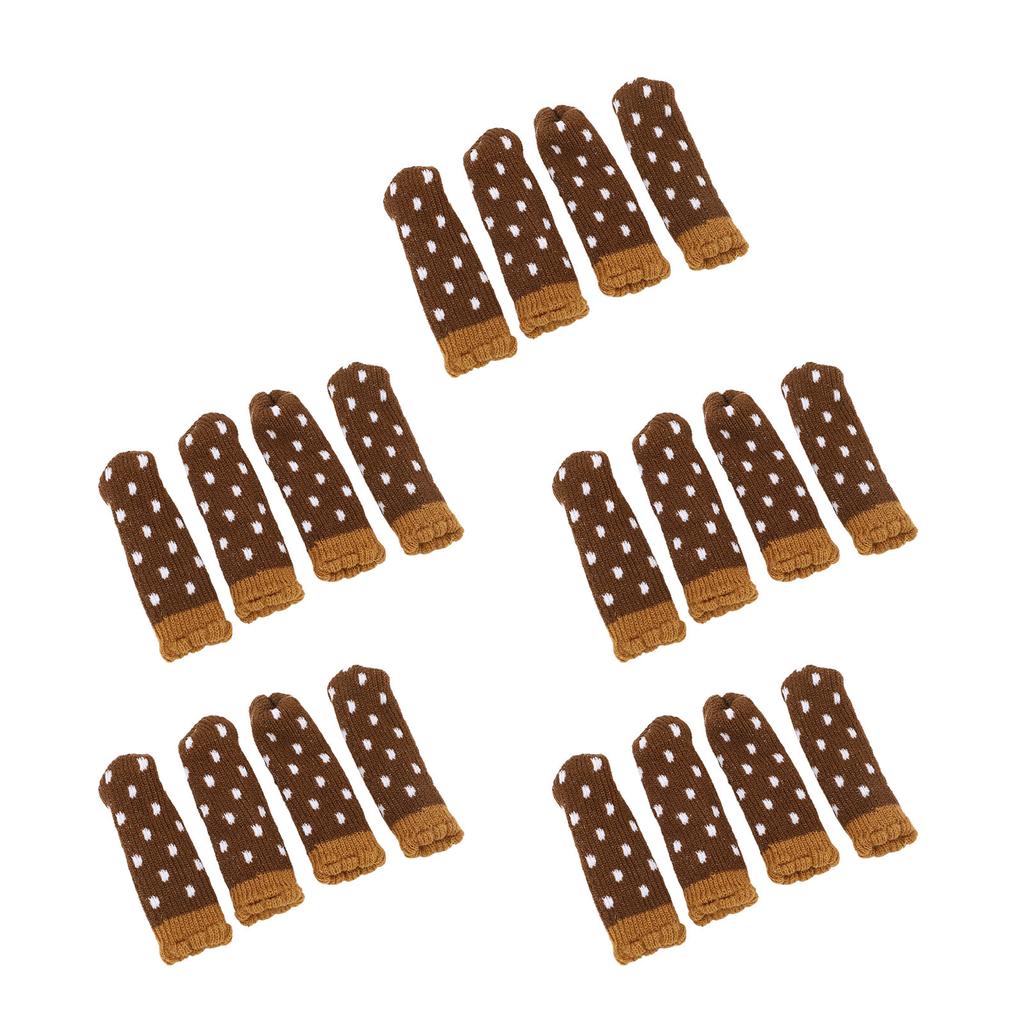 20PCS Furniture Leg Cover Pad Mute Floor Protection Mat Chair Leg Protectors for Chair Table