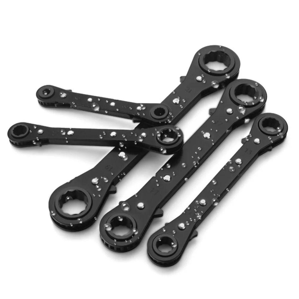 Durable Construction Ratchet Wrench Fully Polished Two-way Ratchet  DIY Projects