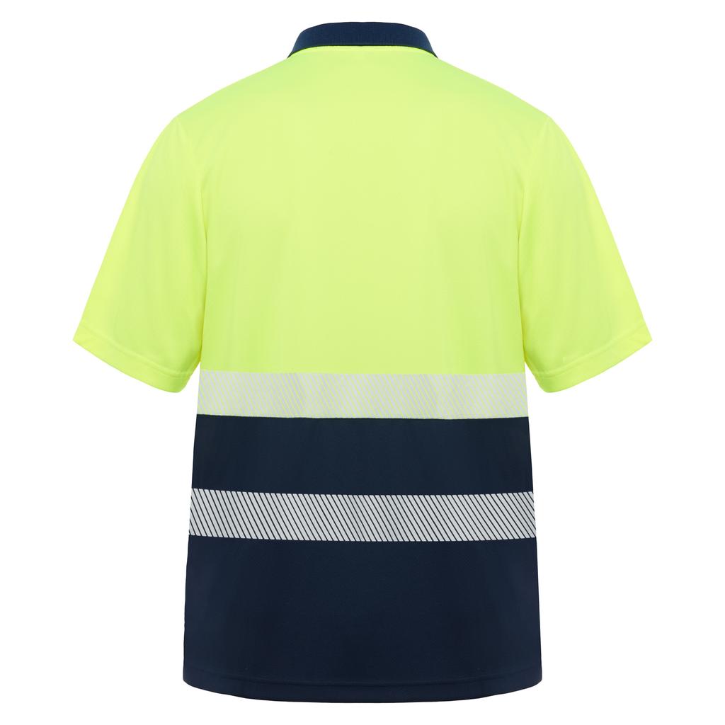 Roly Workwear Mens Vega Hi-Vis Polo Shirt