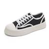 2025 Spring and Summer New Canvas Shoes Women's Versatile Little White Shoes Casual Board Shoes Women's Xiaoxiang Platform Biscuit Shoes Women's B518