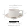 Nu Feng Stone Pattern Latte Art Coffee Cup Set