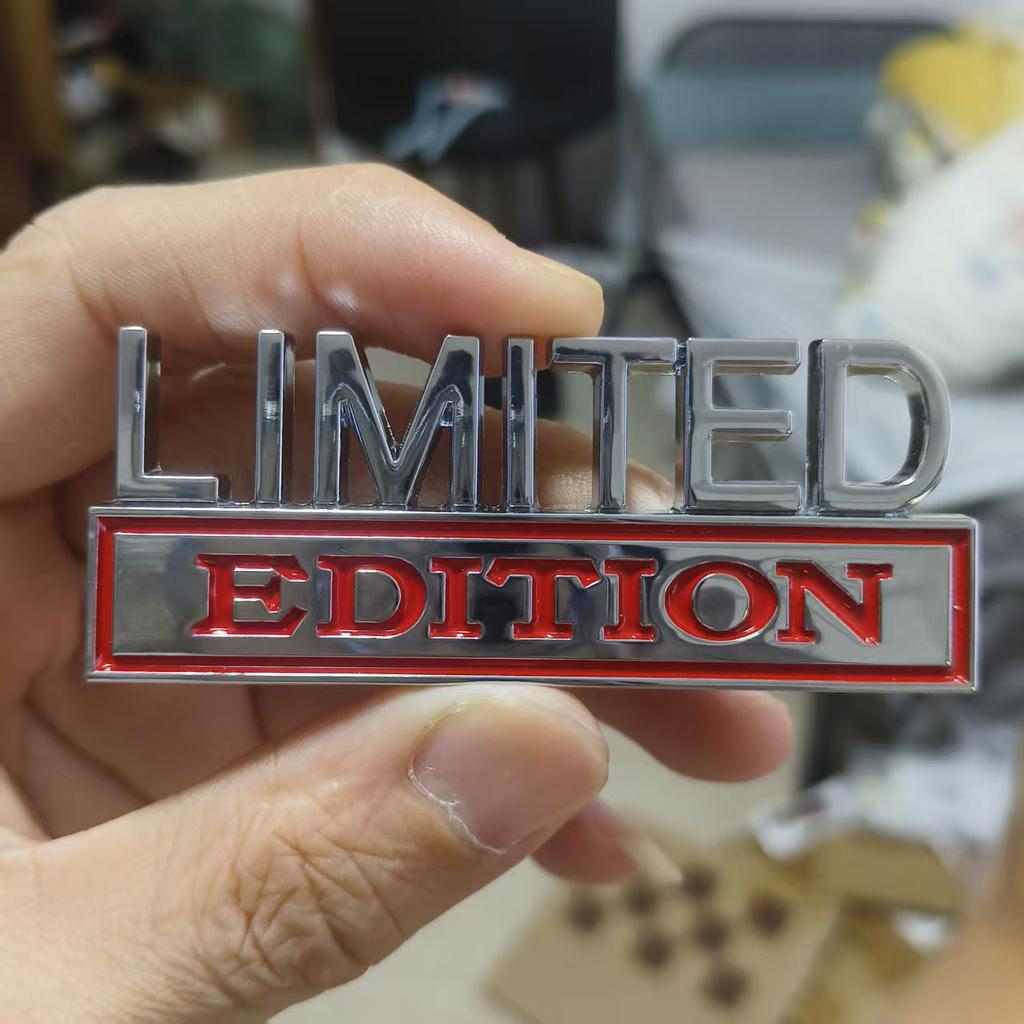 Limited Edition 3D Metal Vehicle Emblem, Custom Body Decoration Stickers