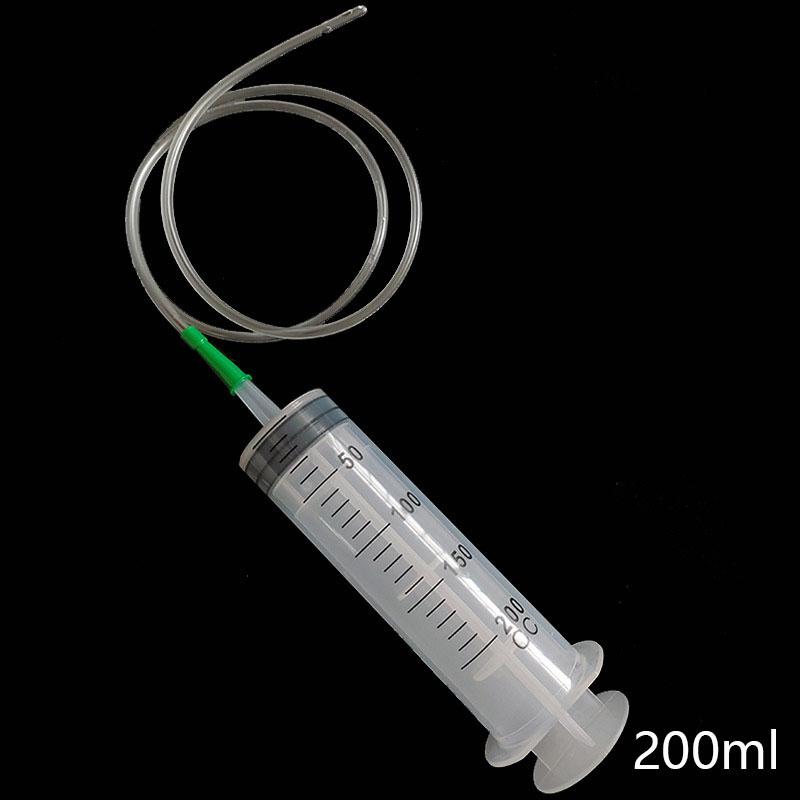 100/300/550ml Large Capacity Syringes Oil Pump With 1m Hose Pet Feeding Measuring Pump Hydroponics Nutrient Big Syringe