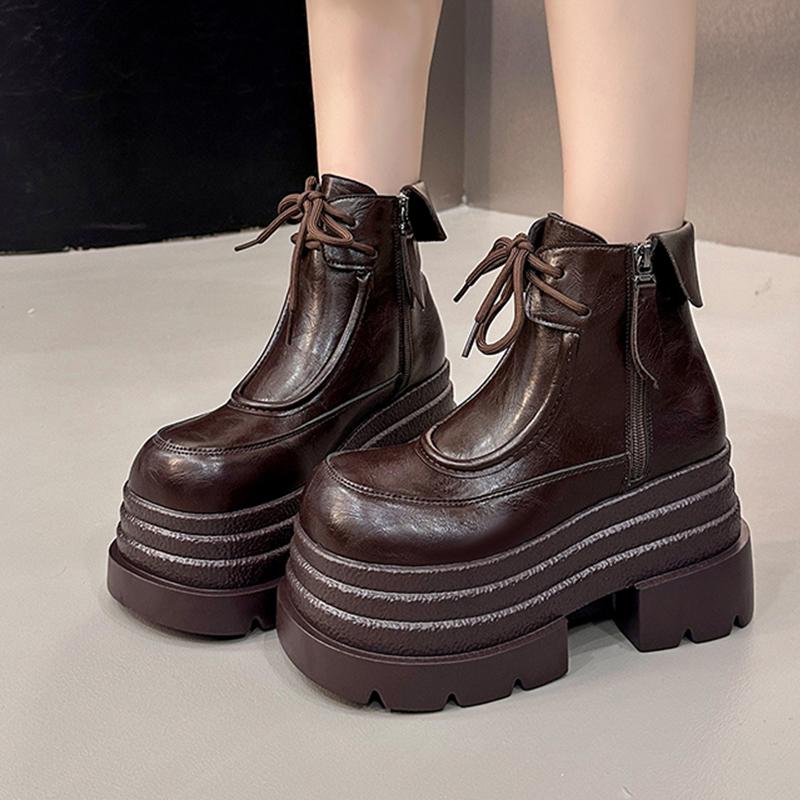 High Heels Anke Boots Women Designer Platform Shoes  Winter New Sport Chelsea Boots Walking Trend Fashion Dress Mujer Botas