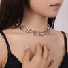 Geometric Chain Necklace For Women Men With Gold Plating For Party Wear