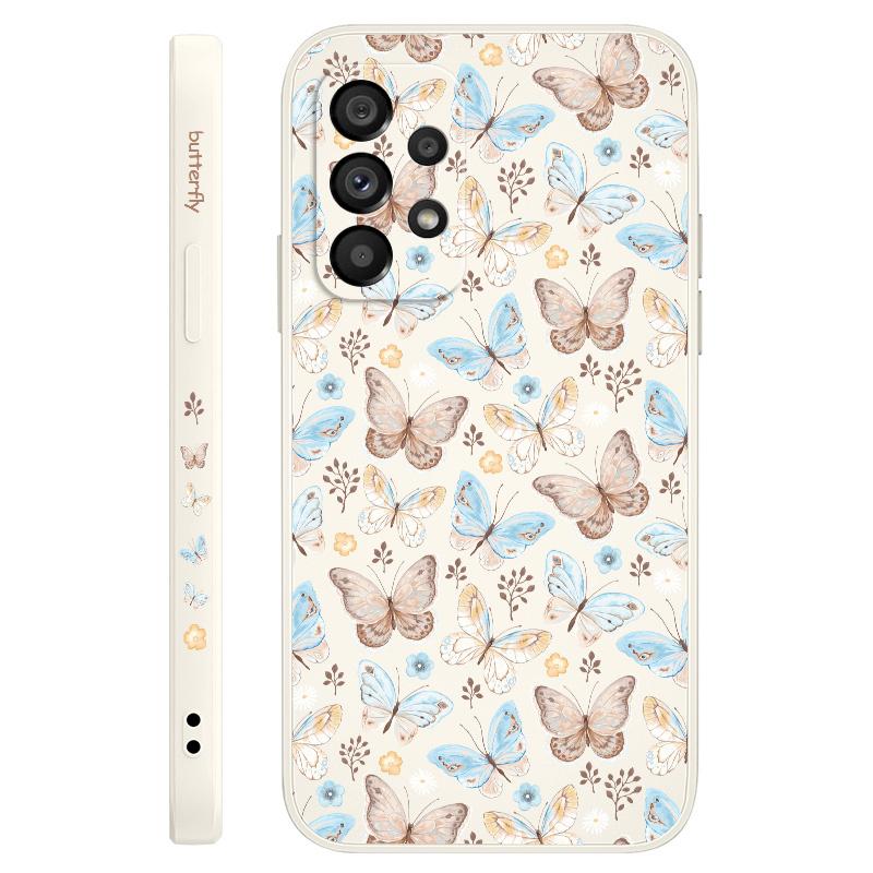 Flying Butterfly Case For Samsung Galaxy A73 A53 A33 A23 A13 A72 A52 A52S A32 A22 A12 A71 A51 A31 A21S 4G 5G Cover