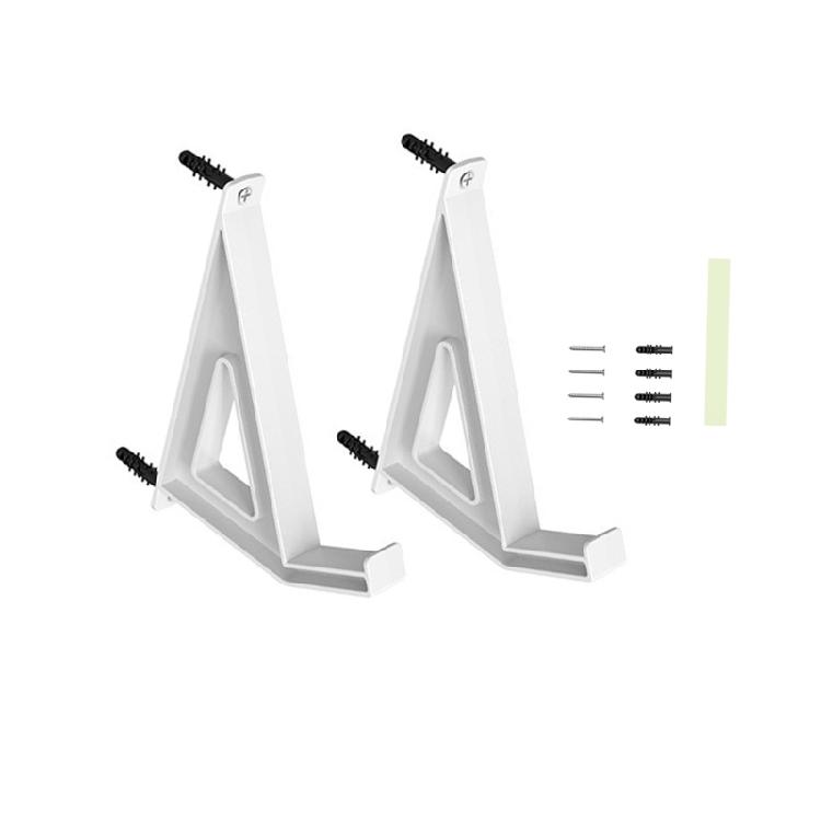 

Small Wall Dock Keyboard Stand Holder For Electronic Devices, Supports Up To 1kg With Adhesive, 2kg With Screws, білий