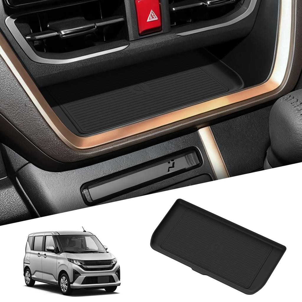 ZUNDUO Wireless Charging Storage Box for Daihatsu New Move 7th Generation LA850S Console Storage Easy Noise Shock Scratch Scratch Just Place It