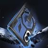 Armored Case for Samsung Galaxy Z Fold 8, with Stand and Hinge Cover, for MagSafe, Blue