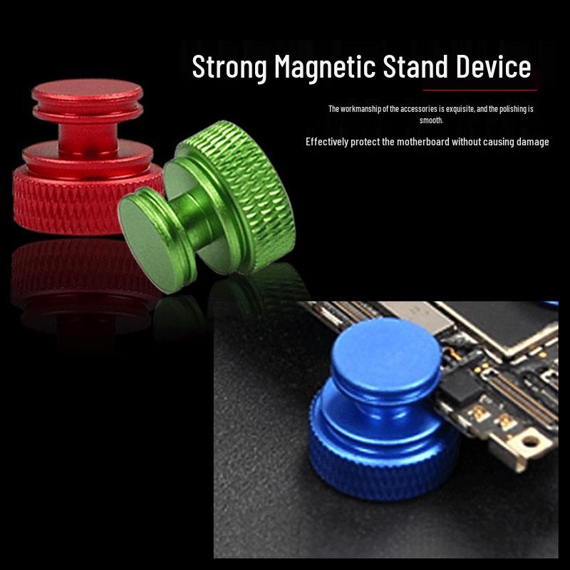 Mobile Circuit Board Repair Station with Magnifier & Alligator Clips