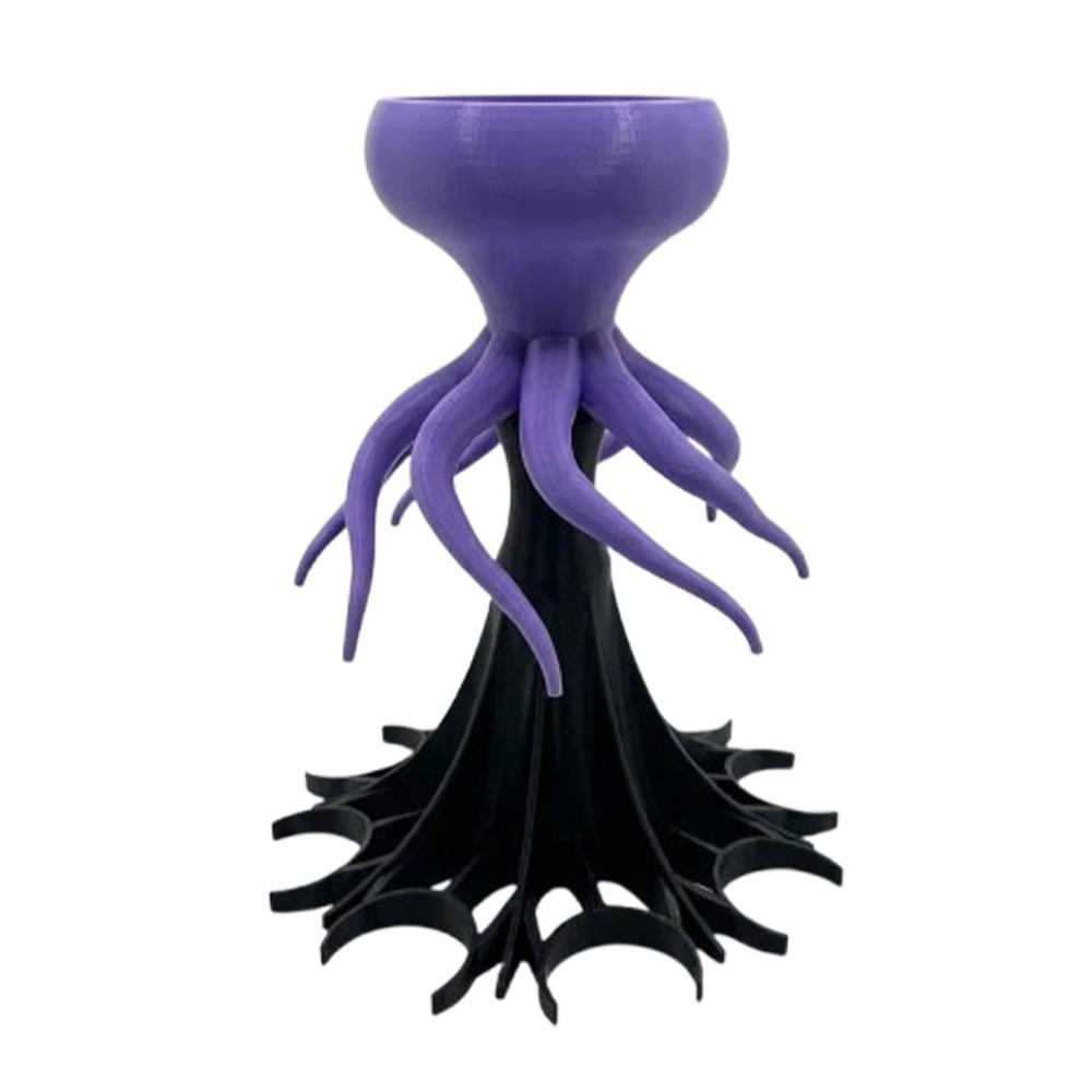 

8 Holes 3D Printing Wine Distributor Multi-shot Beverage Container Home Party фіолетовий