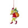 Green Enchanting Monster Christmas Decor Vibrant Acrylic Hanging Ornament For Auto