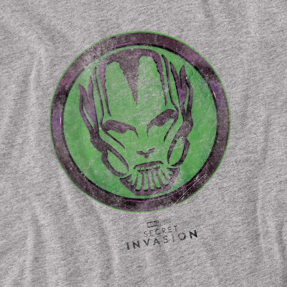 Marvel Unisex Adult Secret Invasion Badge T-Shirt