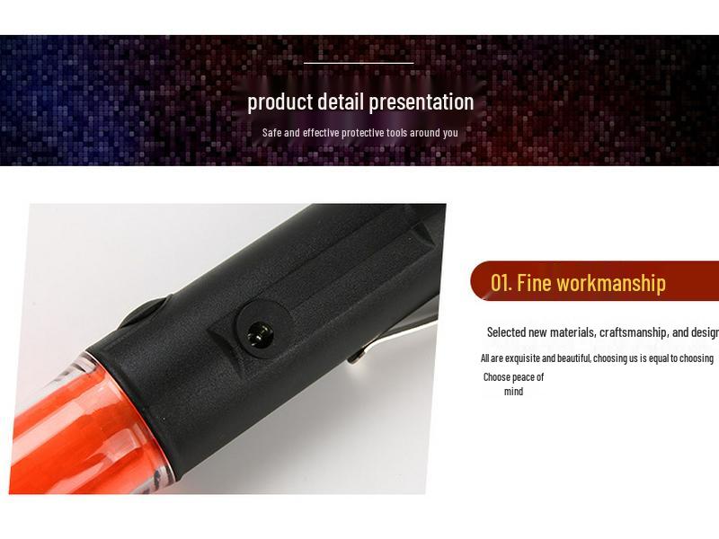 Rechargeable 26CM Flashing Traffic Control Baton and Fluorescent Concert Stick