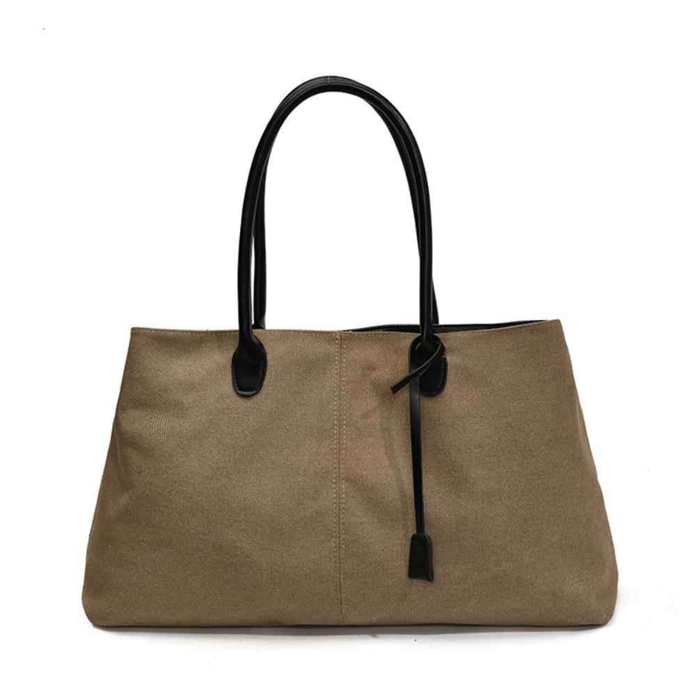 

Tote Bag Large Capacity Handbag Korean Style Underarm Packs Fashion Suede Shoulder Bag Travel хаки