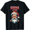 Sigma Claus Kerstman Hersenrot Kerst Grappig T-shirt