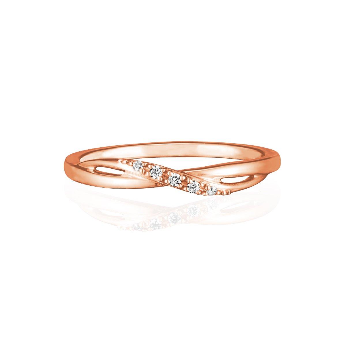 

Diamond 18K Pink Gold Size 111721143108 4℃ (PG) Ring, 12,