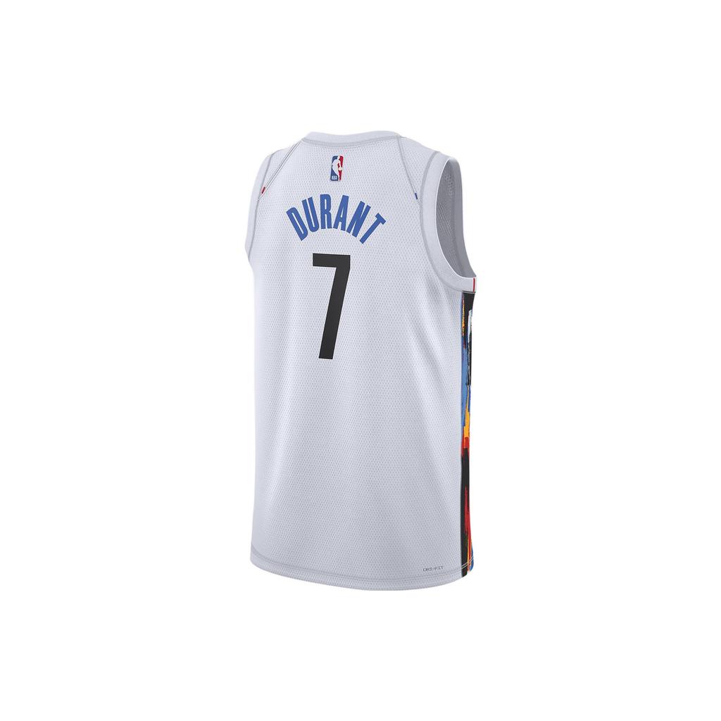 New Nike Nba Kevin Durant Brooklyn Nets Dri Fit Jersey DO9585-102