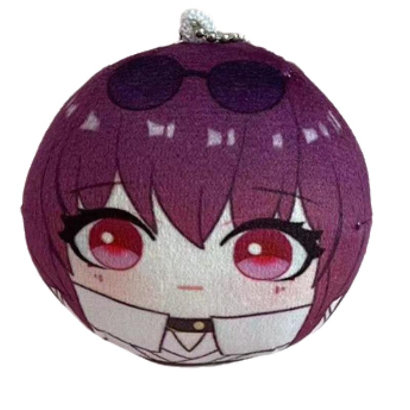 Rail Honkai Star Game Peripheral Keychain Plush Toy Cartoon Pp Gift Cotton