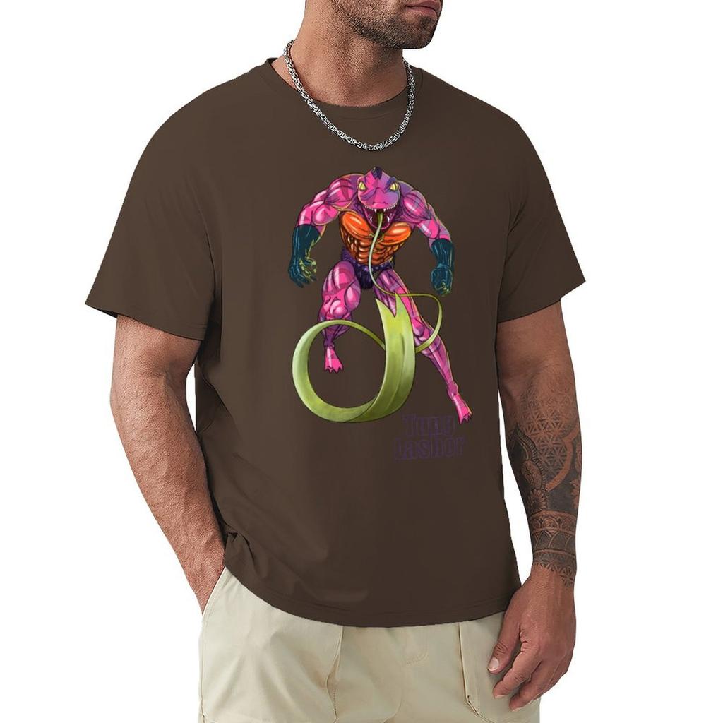 Tung Lashor T-Shirt Kawaii Clothes Shirts Graphic Tees Street Wear Oversized Graphic Tee Plain White T Shirts Men