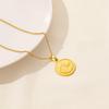 No Fade Stainless Steel Ocean Animal Necklaces For Women Men Accessories Real Gold Plated Shark Fish Tail Turtle Pendant Jewelry