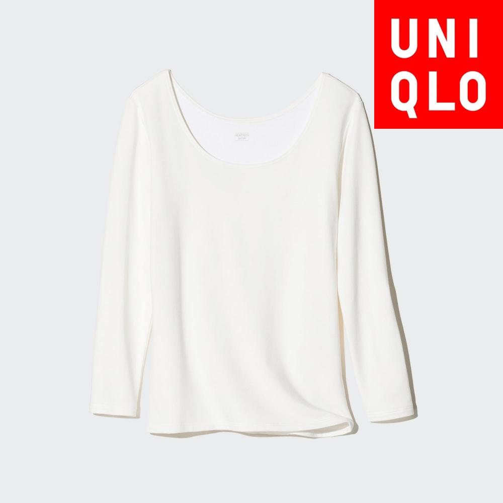 

Uniqlo HeaTTech CoTTon U Neck T 8 parTs exTra Warm 08 DARK GRAY/WOMEN S