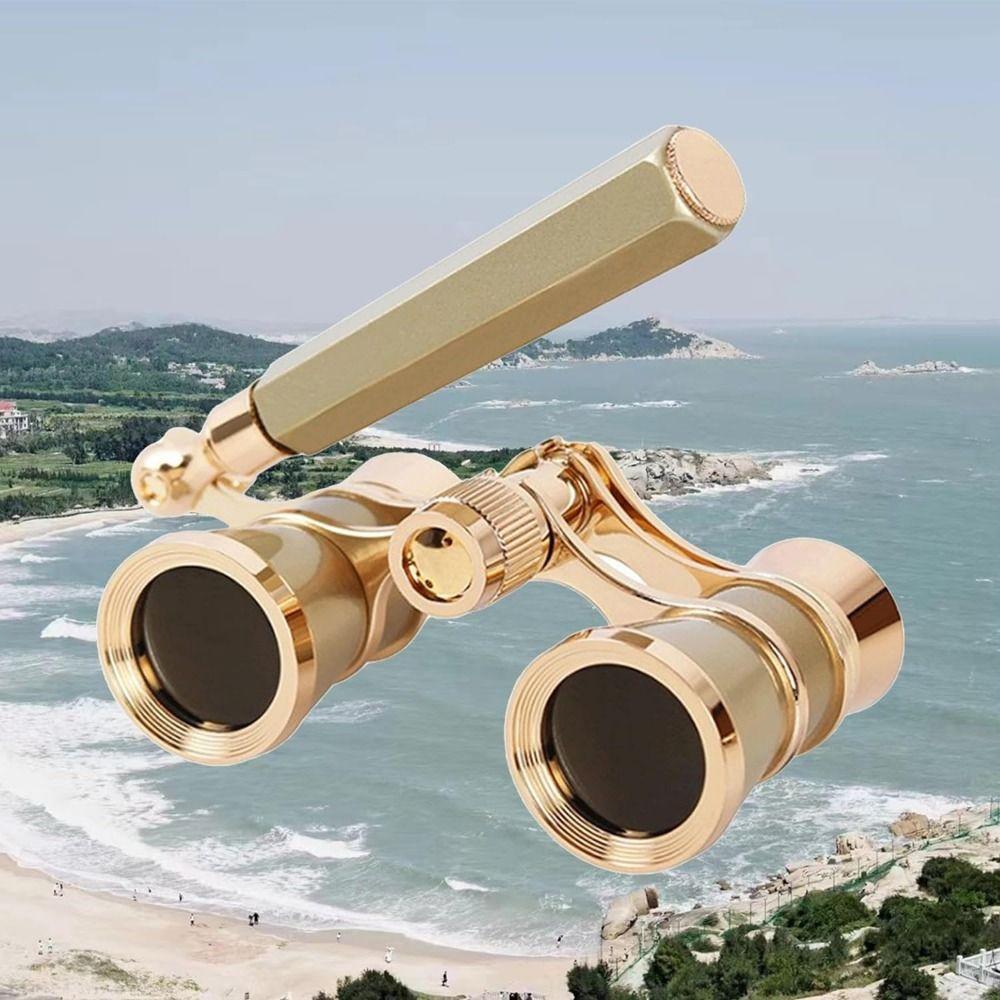 3X Binoculars Telescope Vintage Musical Concert Telescope Lightweight Pocket Binoculars Theater