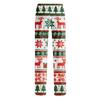 Festive Women's Christmas Print Waist Casual Pants for Holiday Party