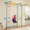 Wall Gym for Kids 7 In 1 Steel Indoor Kids Gym for Exercise Climbing Toys