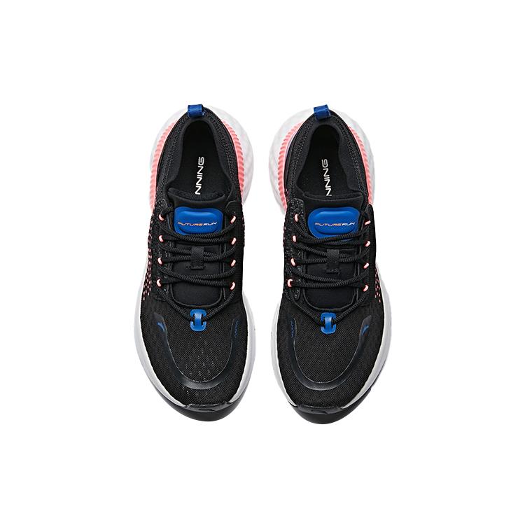 ANTA Running Shoes Women's Low top Black/Fluorescent Electric Pink/Anta White 12935551-1